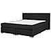 Letto Boxspring In Tessuto Nero 140 X 200 Cm Admiral - Foto miniatura 19