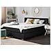 Letto Boxspring In Tessuto Nero 140 X 200 Cm Admiral - Foto miniatura 5