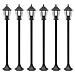 Lampioni Da Giardino 6pz E27 110 Cm Alluminio Bronzo - Foto miniatura 1