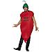 Costume Peperoncino Rosso Adulto - Taglia: M - Foto miniatura 1