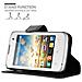 Custodia Compatibile Con Wiko Cink Plus In Nero Carbone - Coperchio Protettiva Con Chiusura Magnetica, Funzione Stand E Tasca Per Le Carte - Foto miniatura 9