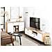 Credenza A 1 Cassetto Color Legno Chiaro E Bianco Itaca - Foto miniatura 2