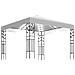 Gazebo con Luci LED a Stringa 3x3 m Bianco - Foto miniatura 1