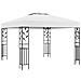 Gazebo con Luci LED a Stringa 3x3 m Bianco - Foto miniatura 3