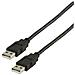VLCP60000B20, USB A, USB A, Maschio / maschio, Rame, Nero, PVC - Foto miniatura 4