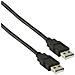 VLCP60000B20, USB A, USB A, Maschio / maschio, Rame, Nero, PVC - Foto miniatura 2