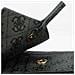 Pochette Per Smartphone, Tracolla Portatessere Stampa Guess 4 G E Logo, Grigia - Foto miniatura 3
