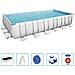 Power Steel Piscina Rettangolare 732x366x132 Cm - Foto miniatura 1