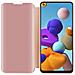 Custodia Compatibile Con Samsung Galaxy A21s In Kunzit Rosa - Clear View Specchio Coperchio Protettivo Con Funzione Di Supporto Protezione A 360 Gradi - Foto miniatura 3