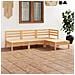 Set Salotto da Giardino 4 pz in Legno Massello di Pino - Foto miniatura 1