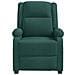 Poltrona Reclinabile Verde Scuro In Tessuto - Foto miniatura 3