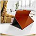 Custodia Universale Tablet 10 Pollici Similpelle Funzione Supporto Arancione - Foto miniatura 2