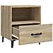 Comodini 2 Pz Rovere Sonoma In Legno Multistrato - Foto miniatura 5