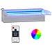 Sfioratore A Cascata Con Led Rgb Acciaio Inox 30 Cm - Foto miniatura 2