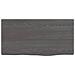 Ripiano Muro Marrone Scuro 40x20x2 cm Massello Rovere Trattato - Foto miniatura 2