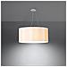 Lampadario Otto 60 Bianco Sl. 0787 - Minimalista Lampadari Bianco 115x60x60 Cm - Foto miniatura 3