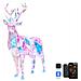 Decorazione Led Regolabile Con App Multicolore 90 Cm Polaris - Foto miniatura 7