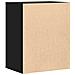 Cassettiera Angolare Nera 60x41x76 Cm In Legno Multistrato - Foto miniatura 9