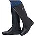 Black Casual Closed Ladies' Boots Stivali Pelle Sintetica Scarpe Donna Nero Eu 37, Y4470-01 - Foto miniatura 2