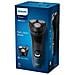 S1151/00 Serie 1000 Acquatouch Wet E Dry Rasoio Elettrico Ricaricabile 3 Testine Nero /blu - Foto miniatura 1