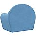Divano Letto per Bambini Blu in Morbido Peluche - Foto miniatura 7