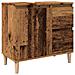 Mobile Sottolavabo Legno Antico 65x33x60 Cm In Truciolato - Foto miniatura 1