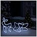 Lusso Casadino -  Renne E Slitta Decorazione Natalizia Per Esterni 252 Led - Foto miniatura 3