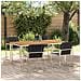Set da Pranzo da Giardino  da 5 Pezzi in Legno Massiccio di Acacia, Tavolo da Pranzo Esterno  180x90x75 cm in Legno Massiccio di Acacia - Foto miniatura 2
