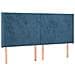 Letto a Molle con Materasso e LED Blu Scuro 180x200 cm - Foto miniatura 7