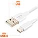Cavo Di Carica E Trasferimento Usb A Usb-c 3a 36w Veloce 1,2 M, Bianco - Foto miniatura 2
