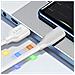 Cavo Di Carica E Trasferimento Usb A Usb-c 3a 36w Veloce 1,2 M, Bianco - Foto miniatura 3