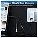 Adattatore 2 In 1 Type-c: Ricarica Rapida Pd 60w E Audio Hi-res 384hz/32bit Per Ipad Pro Black - Foto miniatura 4