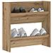 Armadi per scarpe da muro rovere artigianale Legno multistrato - Foto miniatura 3