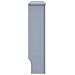 Copertura per radiatori 2 pcs Grigio 112 x 19 x 81.5 cm - Foto miniatura 6