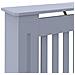 Copertura per radiatori 2 pcs Grigio 112 x 19 x 81.5 cm - Foto miniatura 9