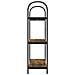 Libreria Rovere fumo 80 x 30 x 109 cm Legno multistrato - Foto miniatura 6
