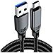 Cavo Usb 3.2 Type-c: Trasferimento Dati Ad Alta Velocità 10gbps E Ricarica Rapida 60w Black 5 M - Foto miniatura 4