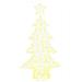 Albero di Natale con 160 LED Bianco caldo 150 cm Acrilico - Foto miniatura 2