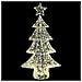 Albero di Natale con 160 LED Bianco caldo 150 cm Acrilico - Foto miniatura 3