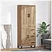 Credenza con cassetto Rovere artigianale 69,5 x 34 x 180 cm - Foto miniatura 2
