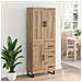 Credenza con cassetto Rovere artigianale 69,5 x 34 x 180 cm - Foto miniatura 4