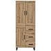 Credenza con cassetto Rovere artigianale 69,5 x 34 x 180 cm - Foto miniatura 8