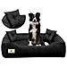 100x75 cm PRESTIGE Letto per cani impermeabile nero - Foto miniatura 7