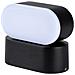 Lampada LED da Muro Ovale 5W 110LM /W Colore Nero con Testa Ruotabile 4000K IP65, colore Nero - Foto miniatura 4