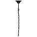 Lampada Da Soffitto Rotonda In Legno E Metallo Nero D63x63x63h Cm - Foto miniatura 5