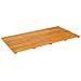 Tappeto da bagno Tinta unita Marrone 100 x 53 cm legno - Foto miniatura 1