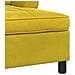 Chaise Lounge con cuscino Giallo 91 x 157 x 91 cm Velluto - Foto miniatura 7