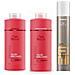 Set Wella Invigo Color Brilliance Coarse: Shampoo 1000 Ml + Balsamo 1000 Ml + Wella Eimi Super Set Lacca 500 Ml - Foto miniatura 1