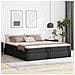 Letto con contenitore e materasso Nero 180 x 200 cm - Foto miniatura 2
