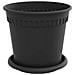 Vasi per Piante 24 pcs Nero Ø 17 x 14 cm Plastica - Foto miniatura 5